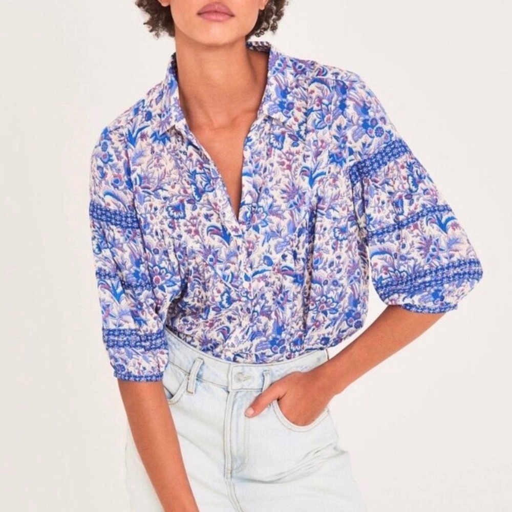 🆕Ba&Sh Brooklyn Paisley Blouse
